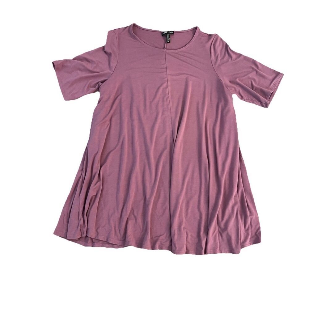 Eileen Fisher Women’s Tunic Large Top Mauve